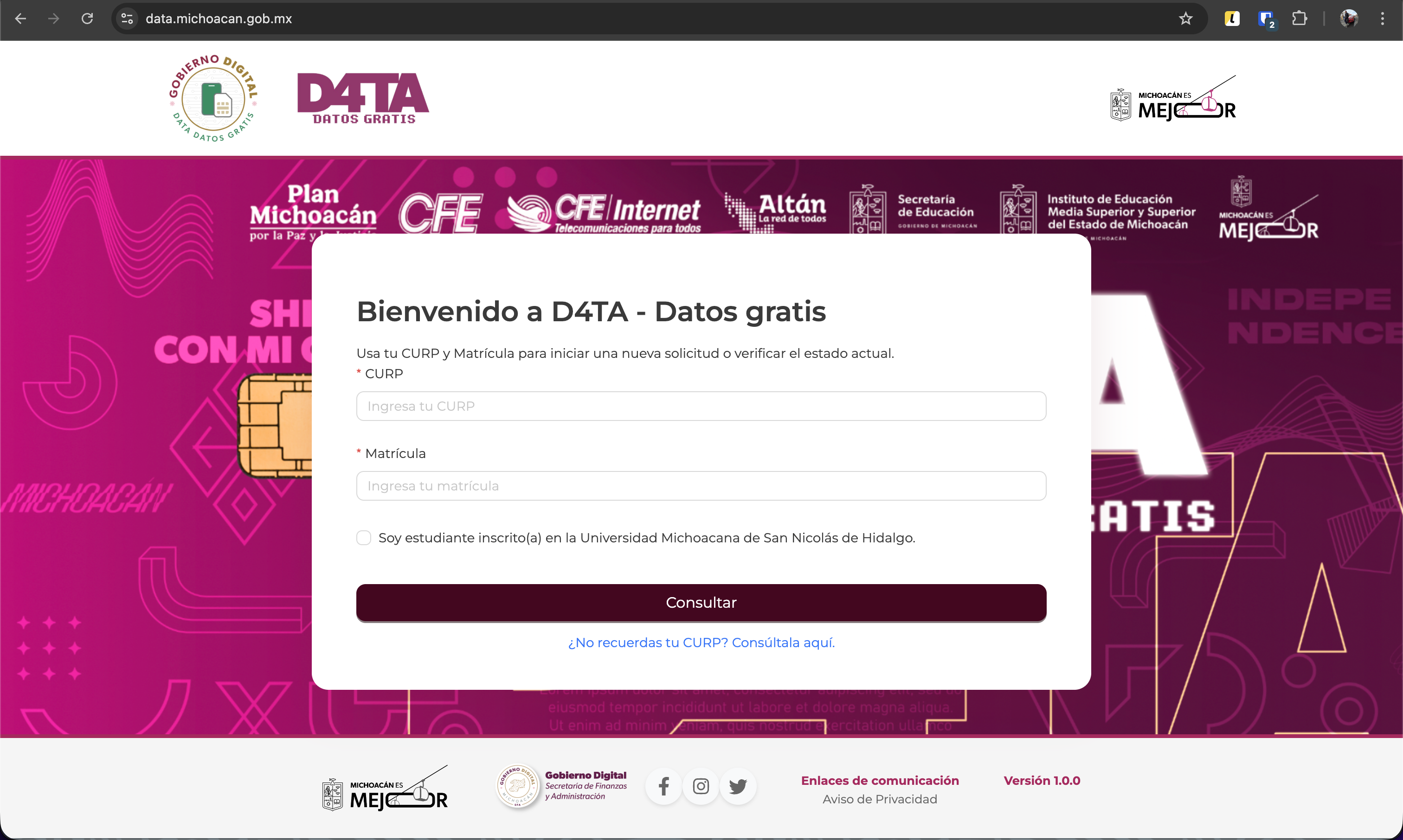 D4TA - Datos Gratis screenshot 1