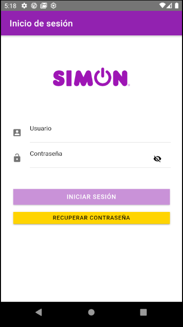 SIMON screenshot 1
